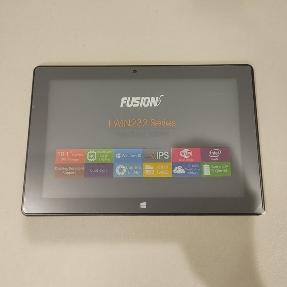 10" Windows 10 Fusion5 Ultra Slim Windows Tablet PC, 4GB RAM, 128GB storage - Picture 5 of 7